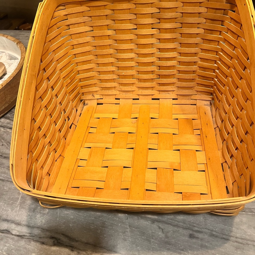 Longaberger Book Keeper Basket with Liner - Picture 3 of 8